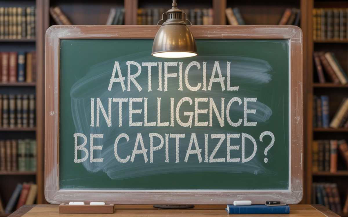 Is Artificial Intelligence Capitalized