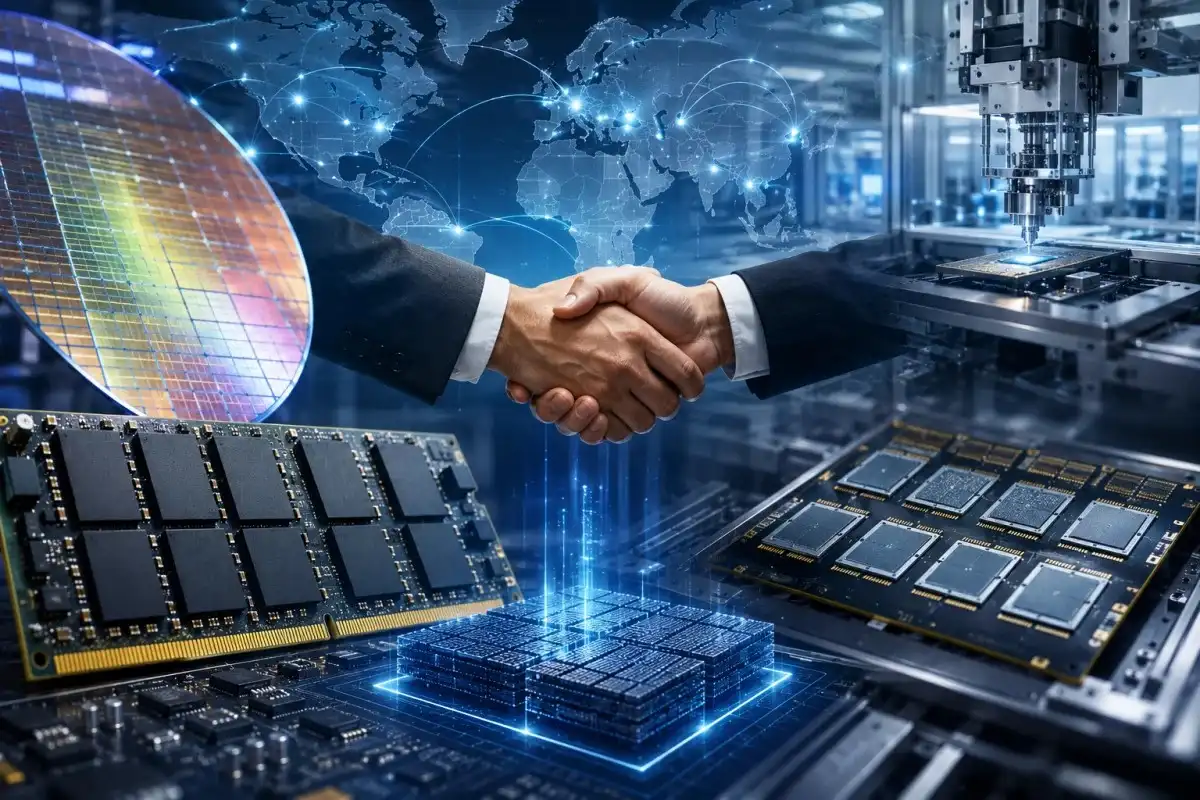 CXMT DDR5 substrate manufacturing partnership with advanced semiconductor packaging equipment and next-generation panel production technology for future DDR6 memory.