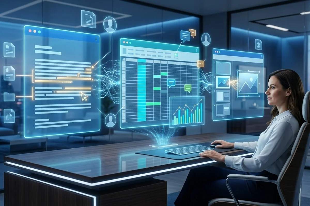 Gemini Spark AI assistant editing cloud documents and spreadsheets