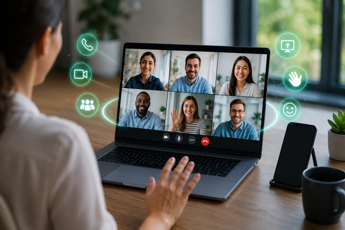 Macwelt WhatsApp Web update showing browser-based group video calling with modern communication features on a desktop.