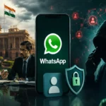 WhatsApp username feature displayed on a smartphone while Indian regulators review security measures to prevent impersonation, fraud, and digital scams.